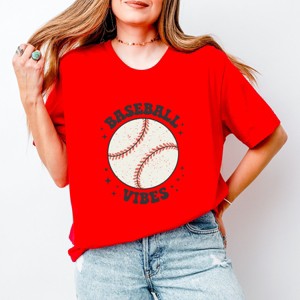 Simply Sage Market Vintage Baseball Vibes Short Sleeve Tee - 1 of 4