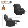 Electric Power Recliners with Massage and Heat Adjustable Armchair with Cup Stand, Ideal for Living Room, Office, Bedroom - 3 of 4