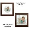 Americanflat 6" x 6" Picture Frame with Mat - Round & Heart Designs - Stylish Decor for Living Rooms, Dorms, Offices & More - 4 of 4