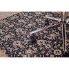 36"x48" Alhambra 1/2" Rug'D Chair Floor Mat Black/Gray - Anji Mountain: Durable, Indoor, Felt Backed, Floral Pattern - 3 of 4