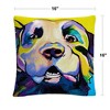 Pat Saunders 16 X 16 Decorative Throw Pillow by Trademark Fine Art - 4 of 4
