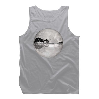 Men's Design By Humans Moonlight Nature Guitar II By Maryedenoa Tank Top