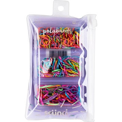 scunci Assorted Size and Color Polybands - 300ct