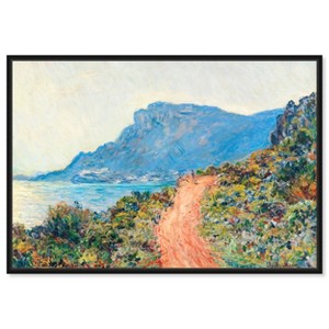 Art Remedy Monet - La corniche near Monaco Classic Monet Art Prints Framed - 1 of 4