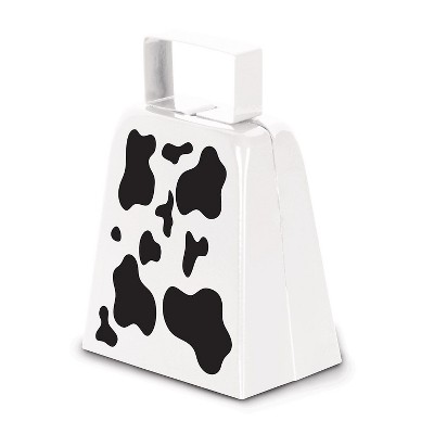 Beistle 4" Cow Print Cowbell 3/Pack 60946