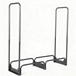 Coucheta Firewood Rack with 600D Oxford Waterproof Cover Combo Set, Heavy Duty Indoor/Outdoor Steel Log Storage Rack - Wood Pile Holder Stacker - 1 of 1