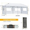 Maggift Canopies and Gazebos, Instant Setup Shade for Camping, Parties or Outdoor Events, Easy to Set Up and Take Down, White, 230.4"*116.4"*111.6" - 4 of 4