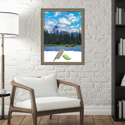 Parisian Silver Ornate Wood Wall Picture Frame