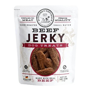 Butcher's Naturals Beef Jerky Dog Treat - 16oz - 1 of 4