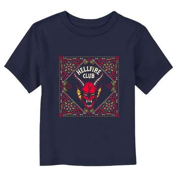 Toddler's Stranger Things Classic Hellfire Club Paisley Logo T-Shirt