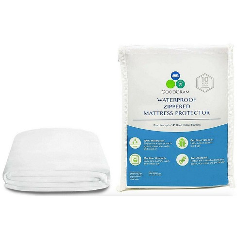 Heavy Duty Zippered Waterproof Mattress Protector- Full Size