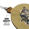 US Naval Academy Secondary Logo Wood Christmas Tree Holiday Ornament - 3 of 4
