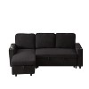 Racxily Linen L-Shaped Combo Sofa Sofa Bed with Pullout Bed, Reversible Sofas Bed, for Tight Spaces, Reversible Sleeper Combo Couch - 4 of 4
