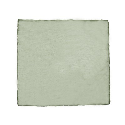 Unique Bargains Washable Polyester Place Mats Green 12 Pcs