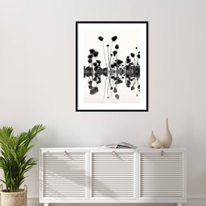 Amanti Art Botanical Abstract No. 4 by Nicholas Bell Wood Framed Wall Art Print - 1 of 4