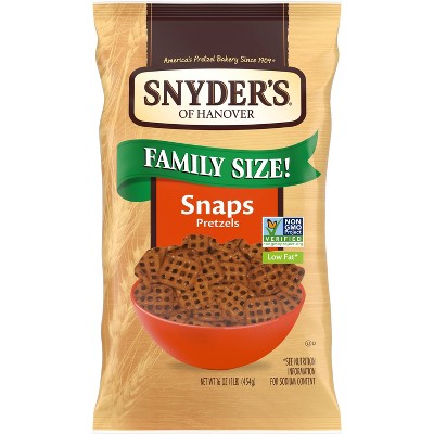 Snyder's of Hanover Pretzel Snaps Family Size - 16oz