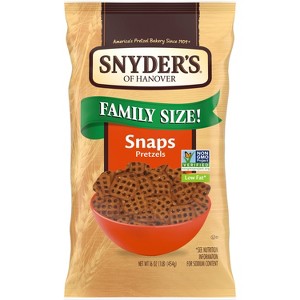 Snyder's of Hanover Pretzel Snaps Family Size - 16oz - 1 of 4