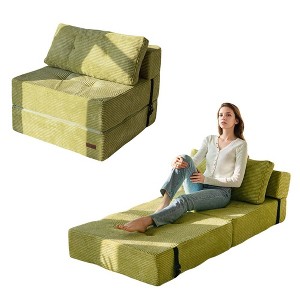 MAXYOYO Folding Sofa Bed, Convertible Sofa Bed with High-Density Support Foam for Living Room Bedroom - 1 of 4