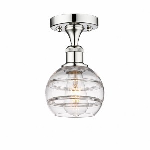 Rochester - 1 Light Semi-Flush Mount In Industrial Style-8 Inches Tall and 5.88 Inches Wide - 1 of 1