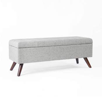 Modern Tufted Storage Bench - HomePop