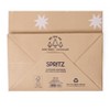 Small Recycled Paper Star Kraft Gift Bag Brwon/White - Spritz™ - 4 of 4