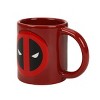 Deadpool Costume & Logo 16 Oz Red & Black Ceramic Mug - 2 of 4