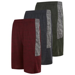 Men's Athletic Shorts with Pockets Quick Dry Fit Moisture Wicking Gym Workout Shorts for Men for Basketball, Running, Pack of 3 - 1 of 4