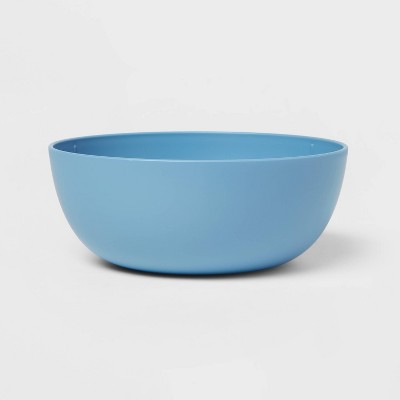 37oz Plastic Cereal Bowl Polypro Blue - Room Essentials™