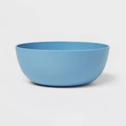 37oz Plastic Cereal Bowl Blue - Room Essentials™