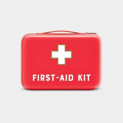 Aluminium First Aid Box Portable Medicine Storage Case W/ Security