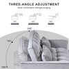 Lyngins 3-in-1 Convertible Sleeper Sofa, Velvet Futon Sofa Bed, Pull-Out Sofa Bed with Pillows & Pockets, Loveseat Couch for Living Room, Apartments - 3 of 4