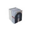 Officemate Heavy Duty Bookends Heavy Duty 8"x8"x10" Black 93142 - 2 of 4
