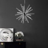 Gema Led Pendant - Chrome/Clear - Safavieh. - image 2 of 4