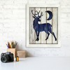 Courtside Market Navy blue Buck 10.5x14 Art Board - 2 of 2