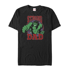 Men's Marvel Father's Day Hulk Strong Dad T-Shirt - 1 of 4