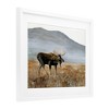 Stupell Industries Moose Wanderer Mountain Valley Framed Print Under Glass - 2 of 4