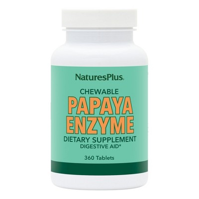 Papaya Enzymes by Nature's Plus  -  360 Chewable