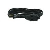 Woods 15' Indoor Extension Cord Black: 16 AWG, 3 Outlets, 13 Amps, UL Listed, 15 ft Long, 1 Year Warranty - 2 of 4