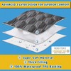 Aoibox California King Mattress Protector Waterproof Breathable Soft Grey Deep Pocket 6-18 in Fitted Machine Washable - 2 of 4