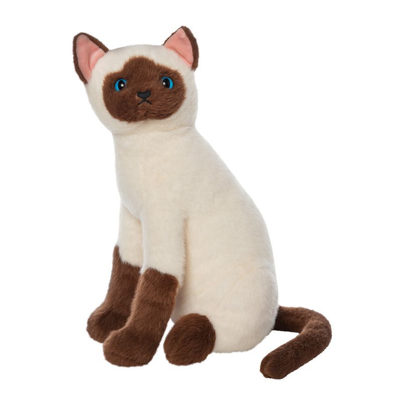 Manhattan Toy Imaginaries Siamese Cat 13.5" Children's Picture Book Stuffed Animal Companion, 1 of 10