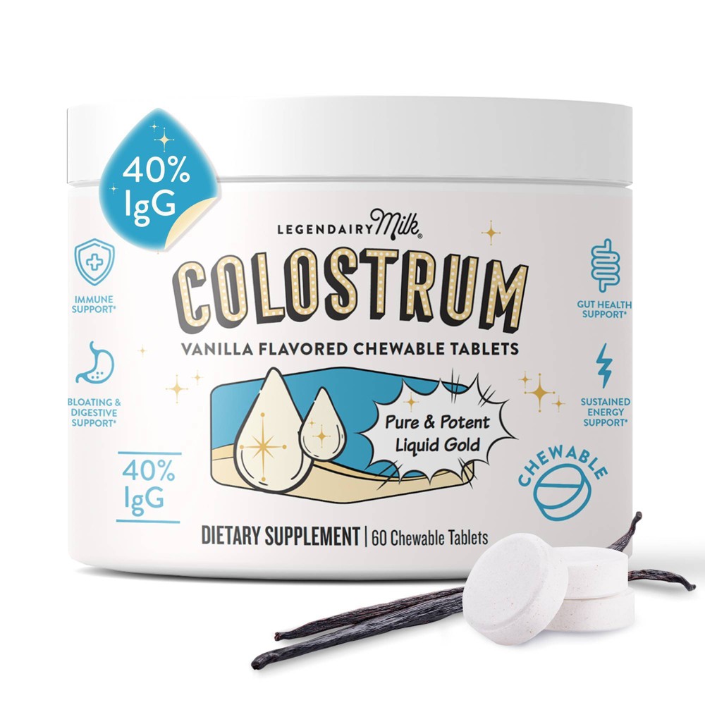 Photos - Vitamins & Minerals Legendairy Milk Colostrum Supplement Chewable Tablets - 60ct