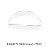 Unique Bargains Pastry Cutter Christmas Hat-Shaped Dishwasher Safe Stainless Steel Silver Tone 1Pcs - 3 of 4