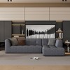 NicBex Upholstered Modular Sectional Sofa Modern Chenille Fabric Comfy L-Shaped Sofa Couch Convertible Minimalist Sofa for Living Room - 2 of 4