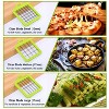 iMountek"Versatile Vegetable Slicer Set: Quick Potato, Tomato & Fruit Cutter with 3 Stainless Steel Blades"Green - 2 of 4