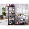 NicBex 2PCS 47.20" 3-Tier Bookshelf with Adjustable Metal Shelves Bookcases for Living Room Home Office - 3 of 4