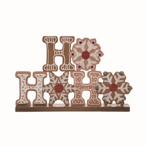 Transpac Wood White Christmas Cookie Cut Out Decor - 1 of 2
