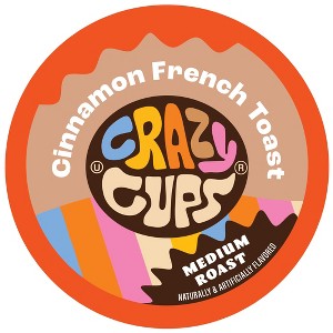 Crazy Cups Cinnamon French Toast Flavored Coffee Pods - 1 of 4