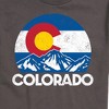 Men's - Instant Message - Retro Colorado Flag Mountains Short Sleeve Graphic T-Shirt - 2 of 4