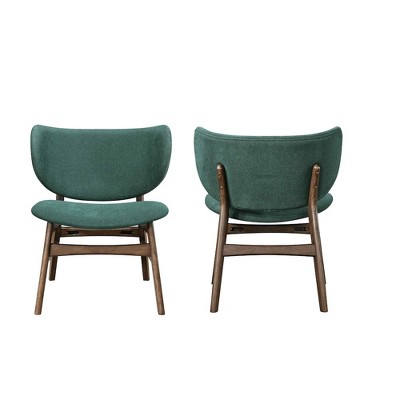 New Classic Furniture,Adler 2-Piece Wood & Fabric Lounge Chair in Green