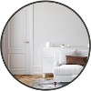 Sapphtopaz Round Bathroom Mirror, Wall Mount Vanity Mirror with Metal Frame, Wall Decor Decorative Wall Mirror for Bathroom, Over Sink, Bedroom - 4 of 4